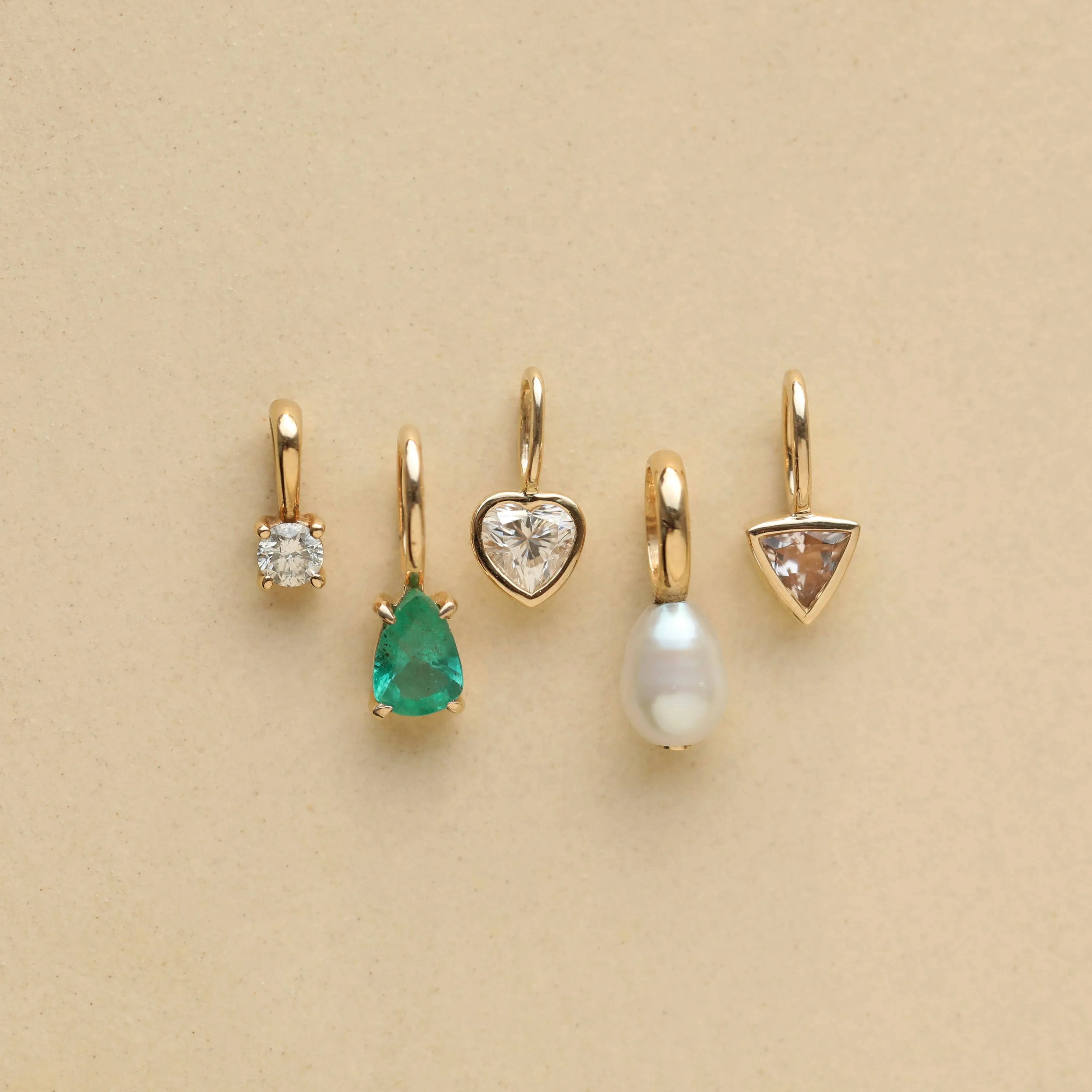 Diamond Solitaire Charm