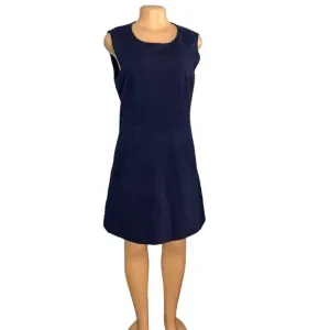 Diane Von Furstenberg Navy Blue A-line Dress