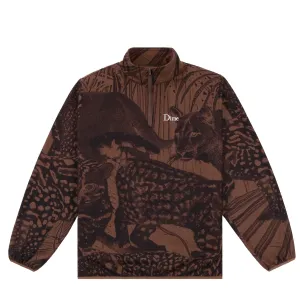 Dime MTL Safari Polar Zip Fleece - Sepia
