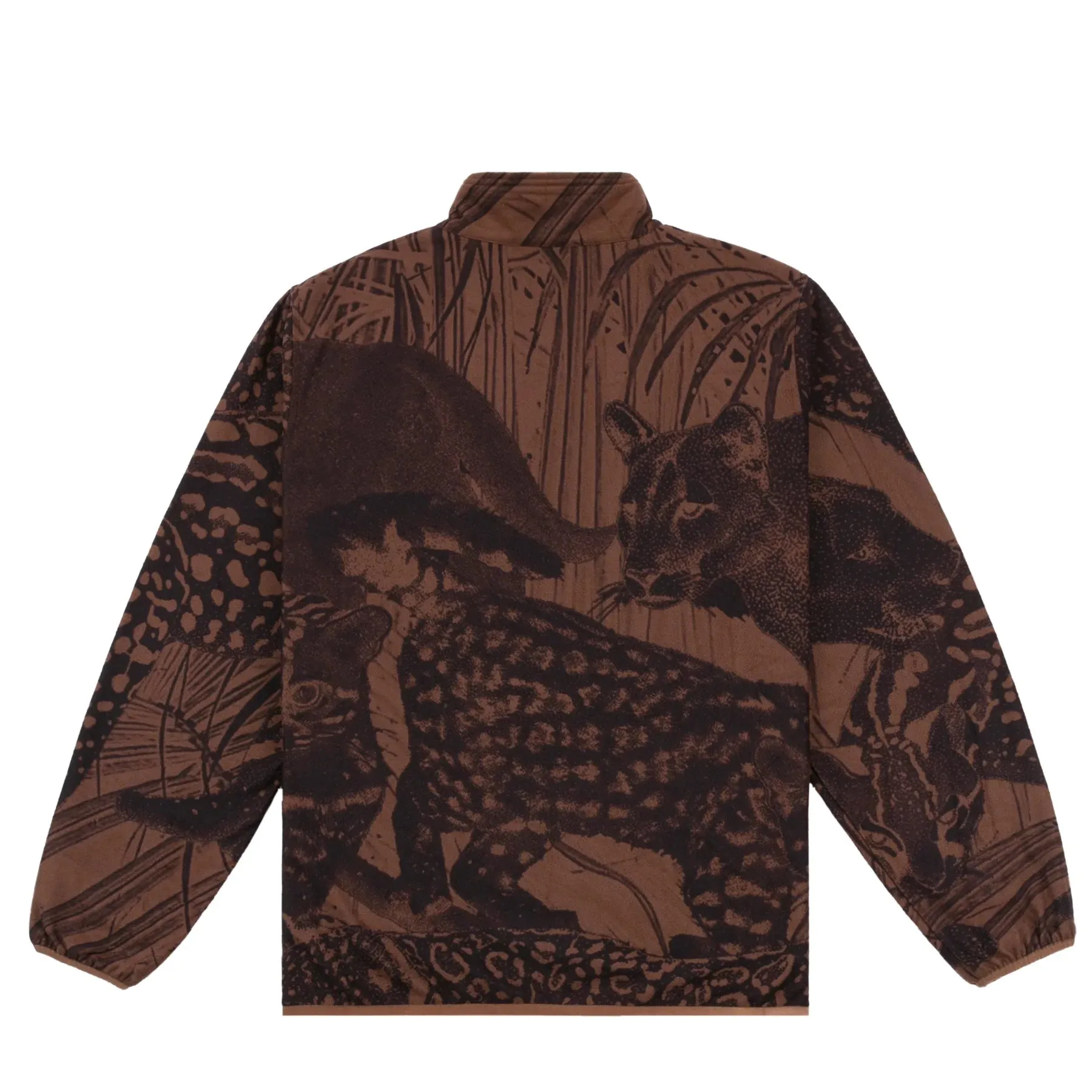 Dime MTL Safari Polar Zip Fleece - Sepia