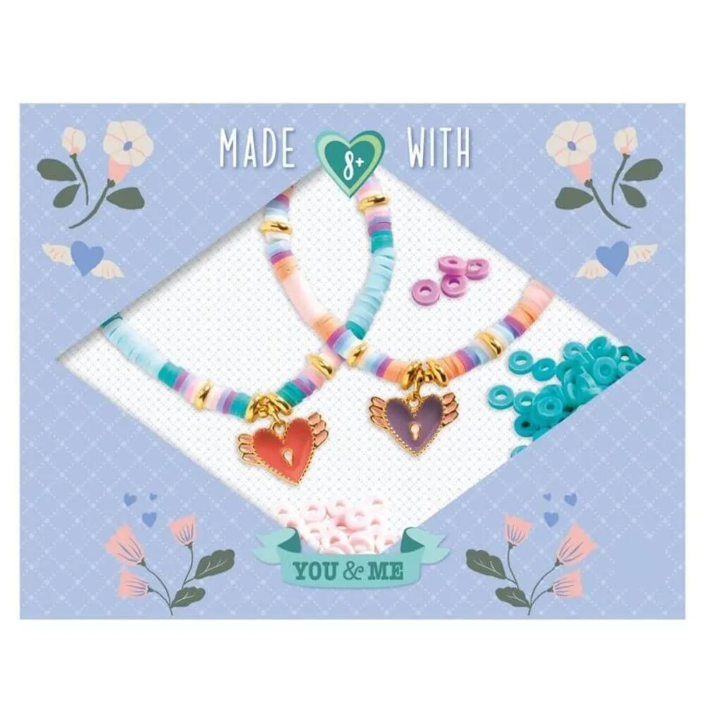 Djeco You & Me Heishi Hearts Beads Set