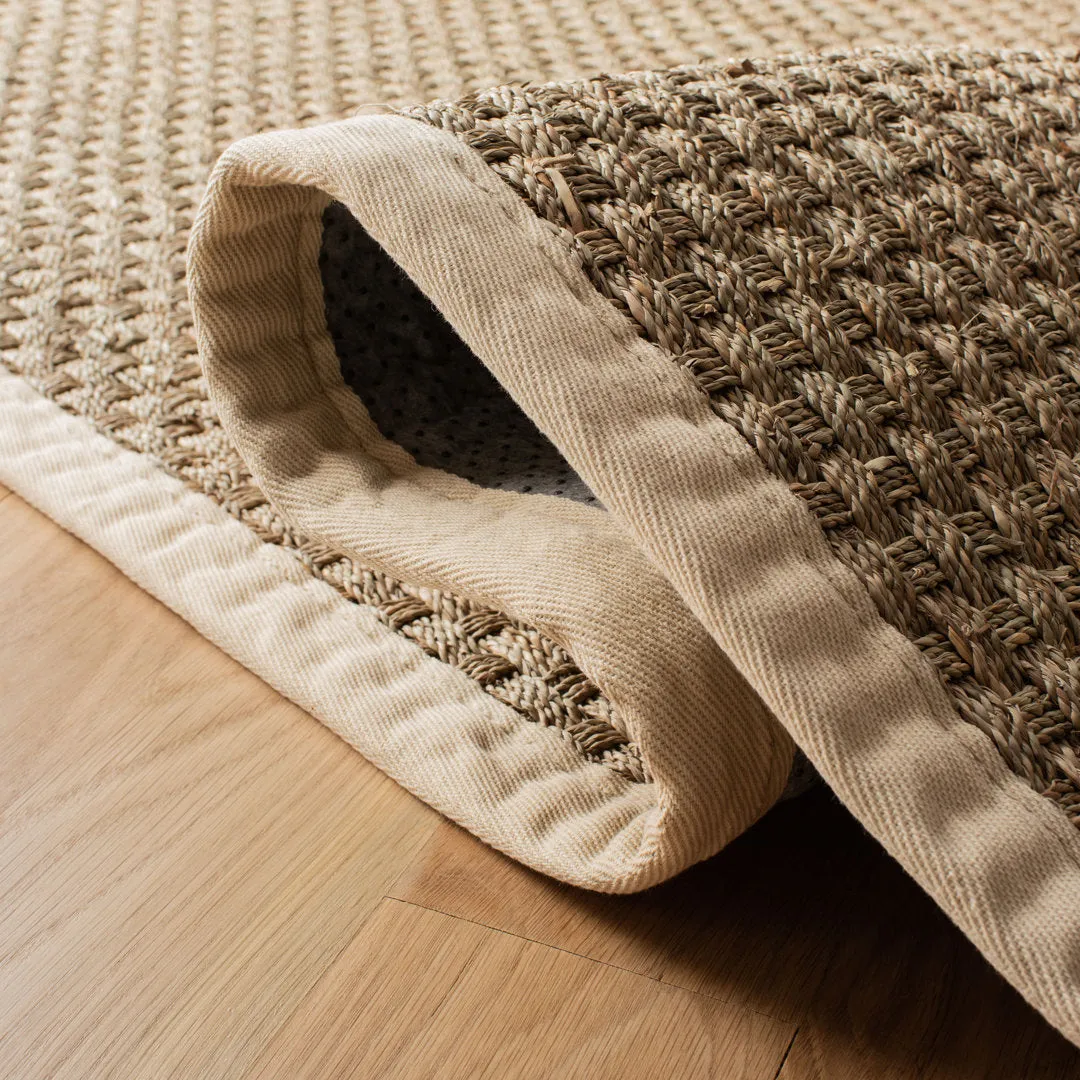 Dollard Natural Fiber Seagrass Rug Breakwater Bay Rug Size: Square 9'