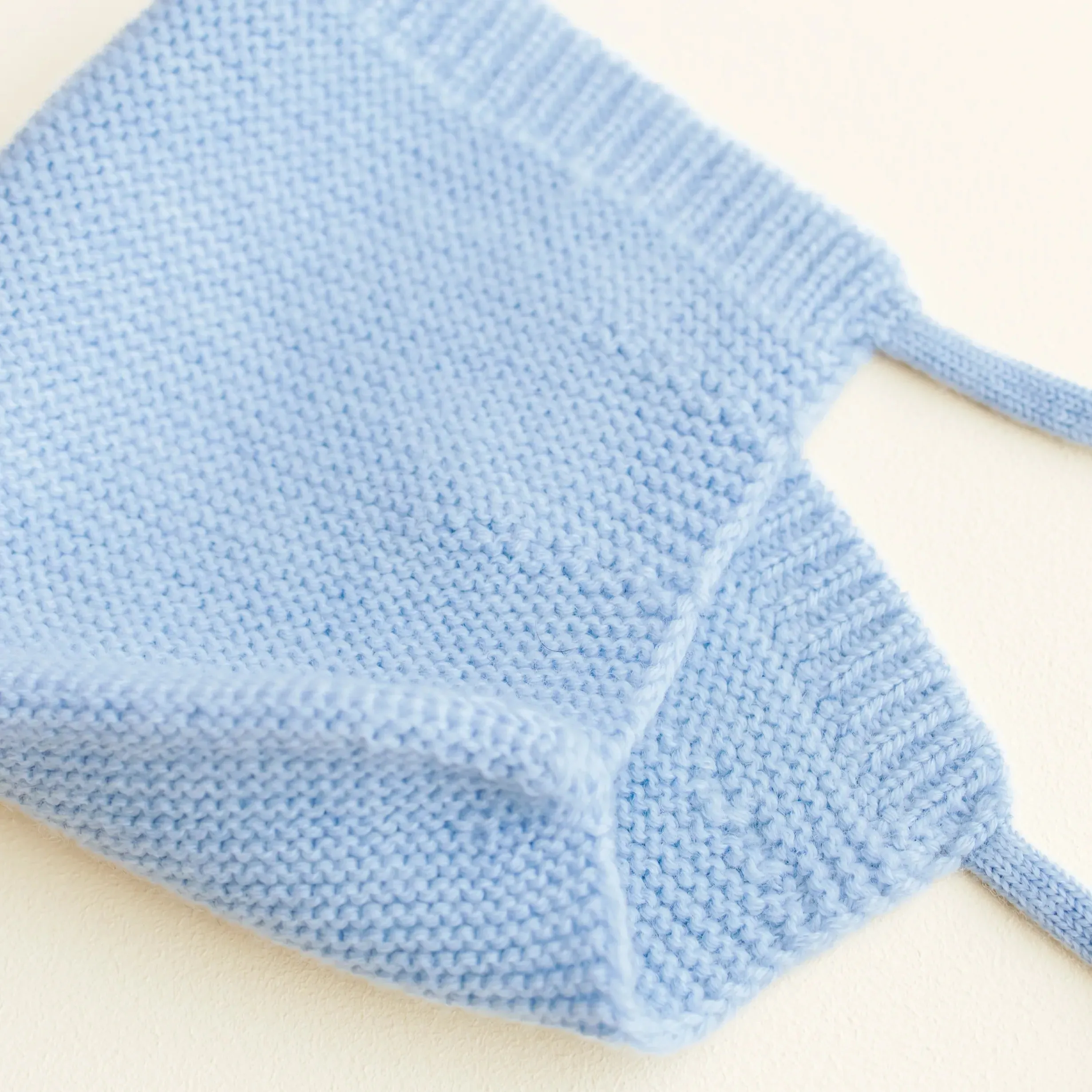 Dolly Merino Wool Baby Bonnet (Sky)