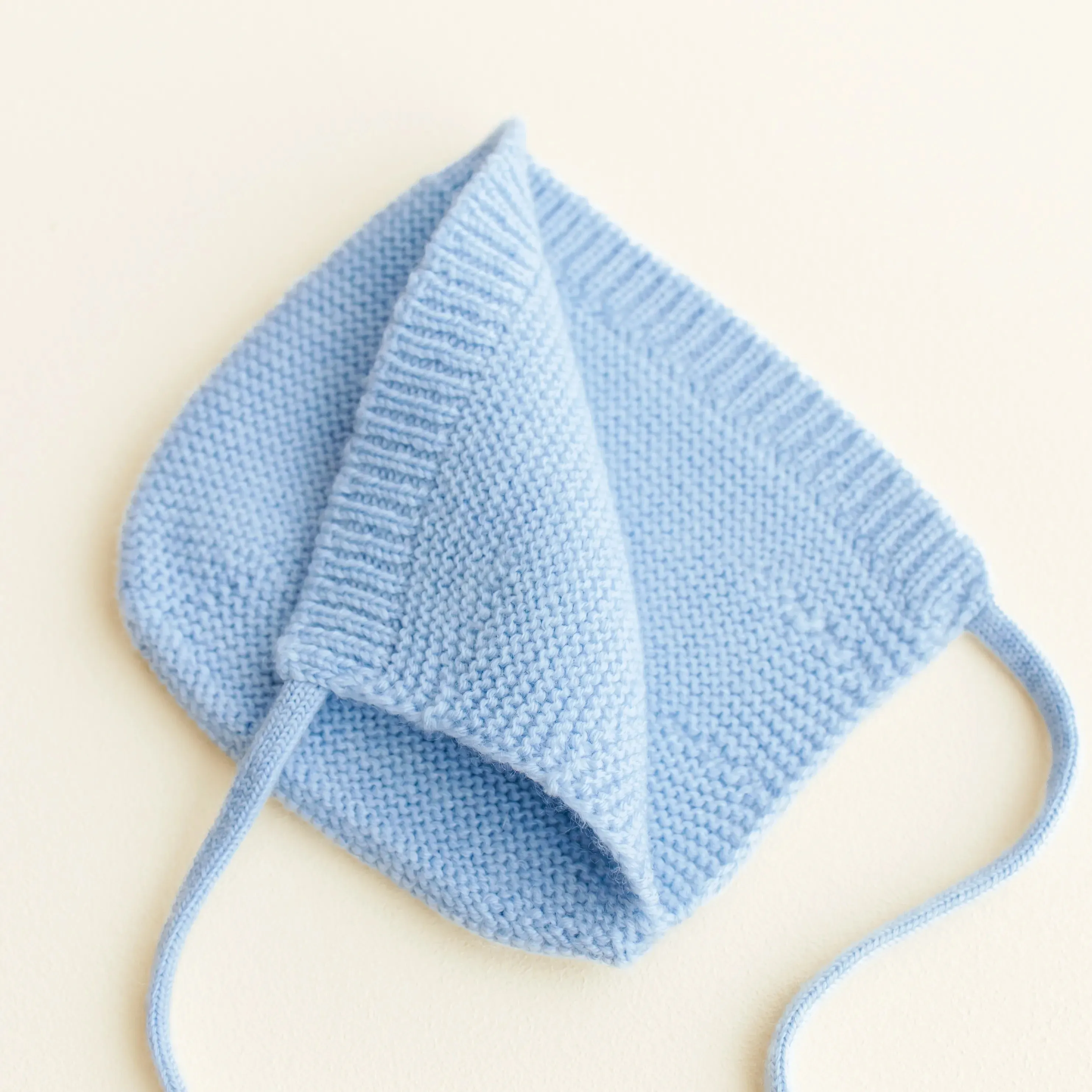 Dolly Merino Wool Baby Bonnet (Sky)