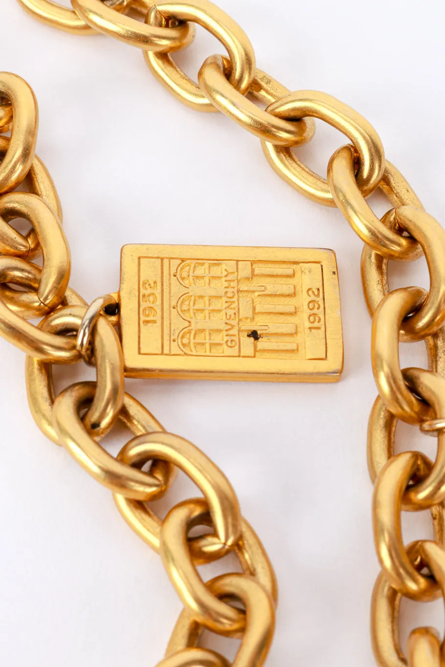 Double Chain Souvenir Charm Necklace