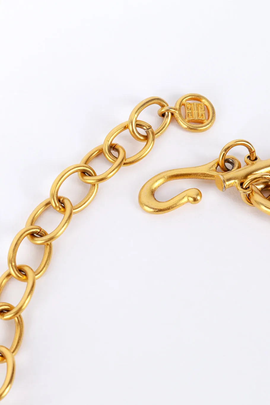 Double Chain Souvenir Charm Necklace