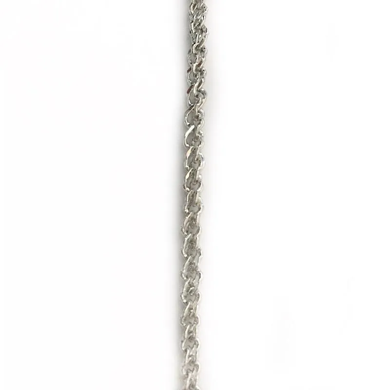 Double Open Link Silver Chain by the Inch (#3011)