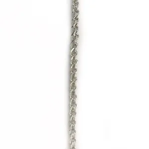 Double Open Link Silver Chain by the Inch (#3011)
