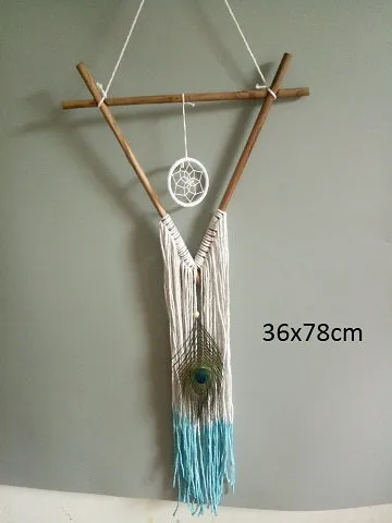 Dreamcatcher Crochet Triangle