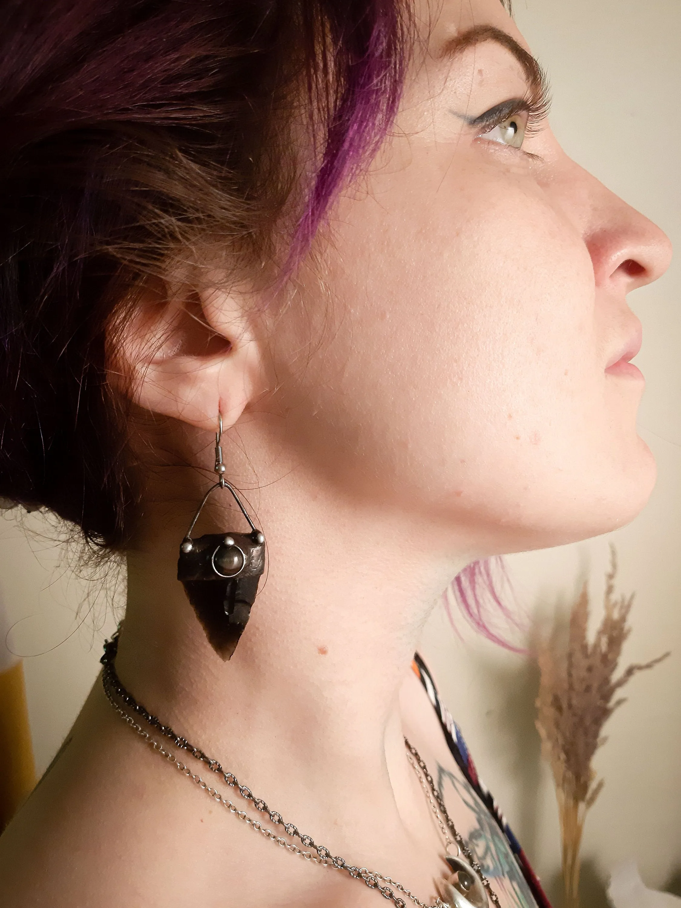 Earrings from Natural Stone