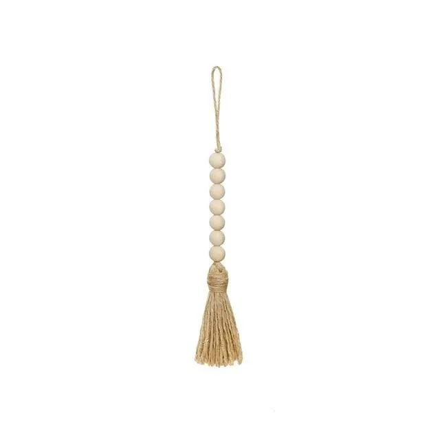 Earth Decor Wooden Bead Garland