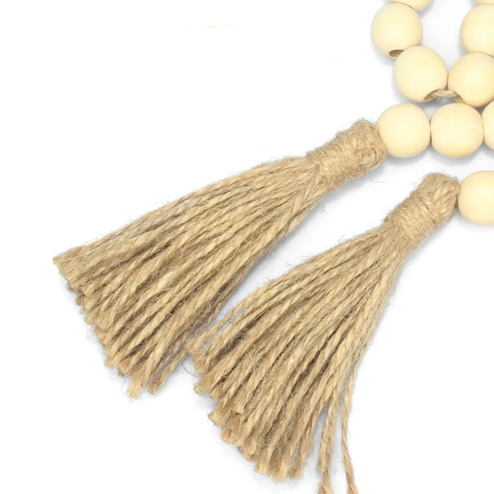 Earth Decor Wooden Bead Garland