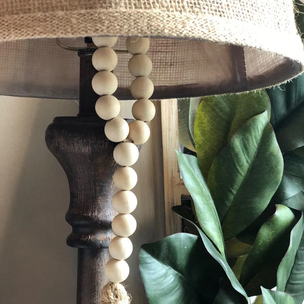 Earth Decor Wooden Bead Garland