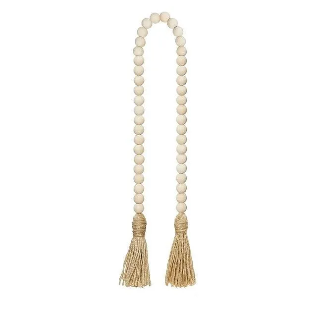 Earth Decor Wooden Bead Garland