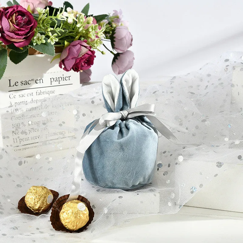 ??Easter Hot Sale??Easter Velvet Candy Gift Bag