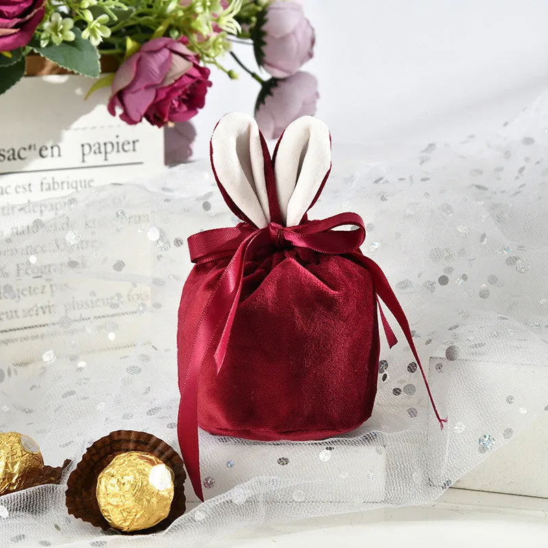 ??Easter Hot Sale??Easter Velvet Candy Gift Bag