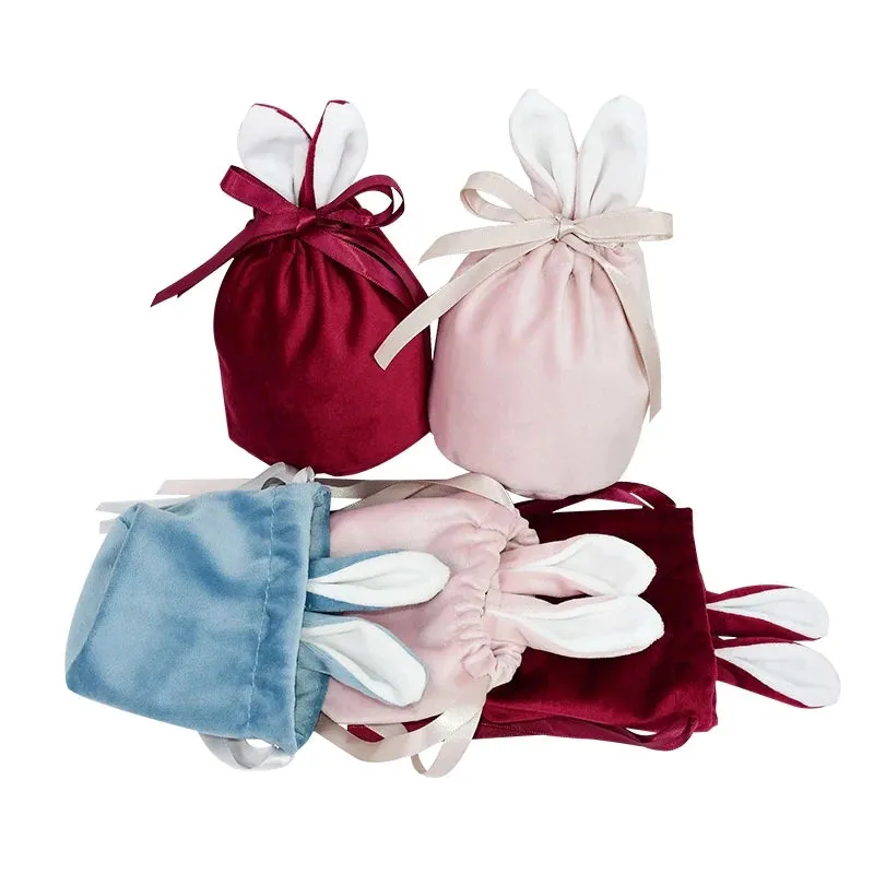 ??Easter Hot Sale??Easter Velvet Candy Gift Bag