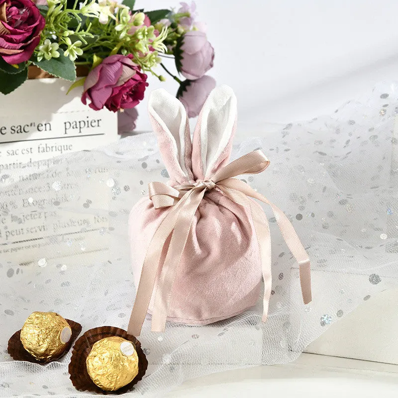 ??Easter Hot Sale??Easter Velvet Candy Gift Bag