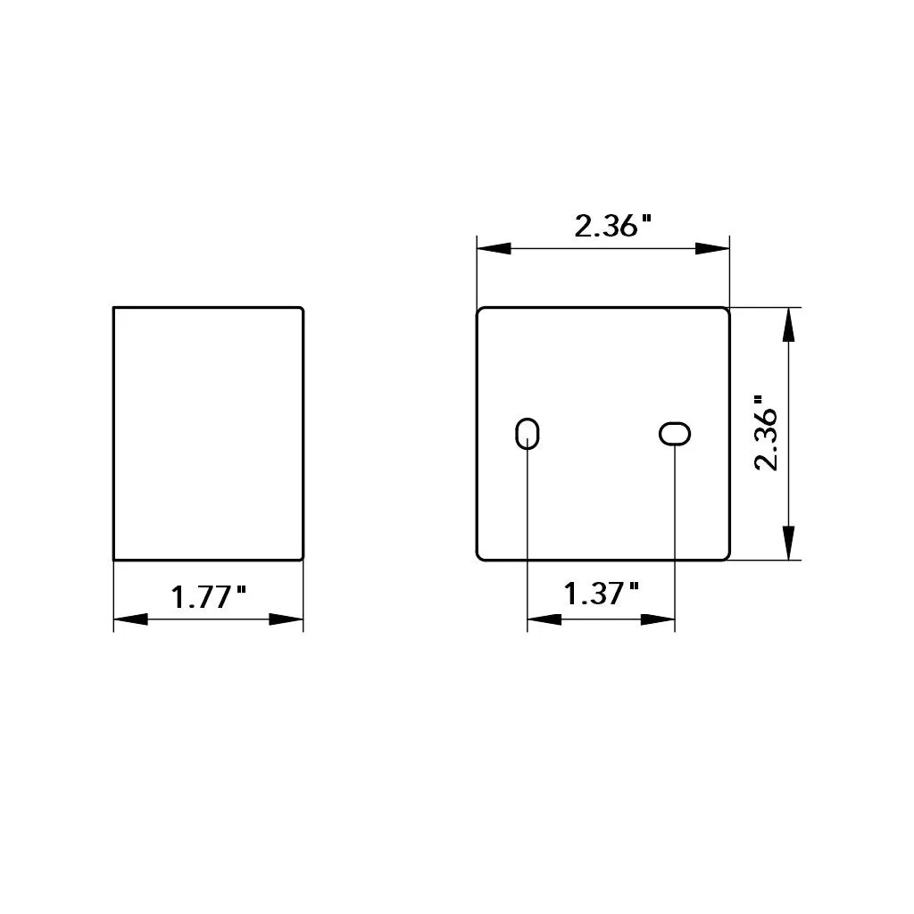 Edition 1 Hand Shower Holder - Wall Mount - 3" Brass/Polished Chrome (Final Sale)