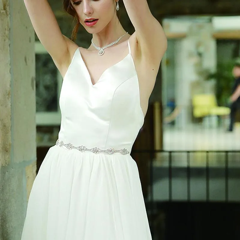 Elegant Jewelry Chain Alloy Rhinestone Evening Dress Waist Chain
