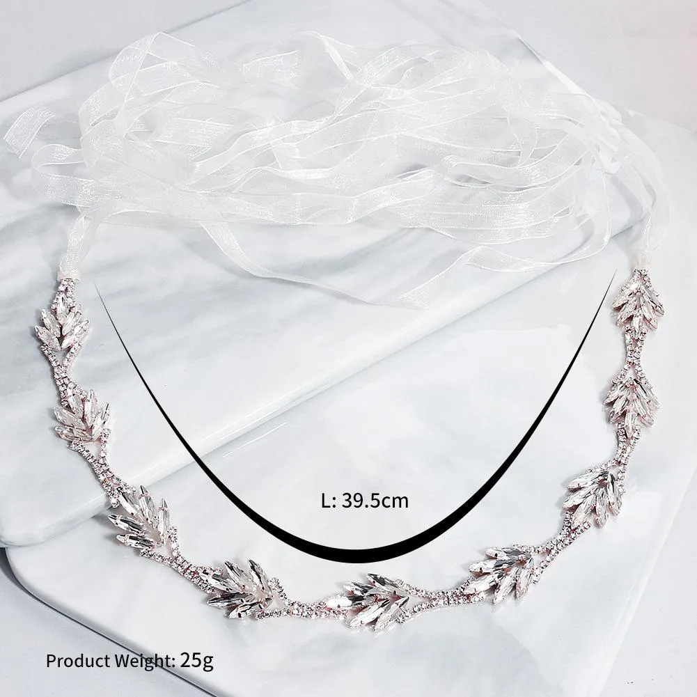 Elegant Jewelry Chain Alloy Rhinestone Evening Dress Waist Chain