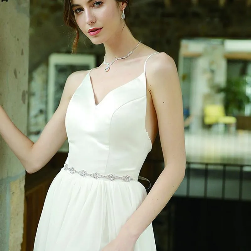 Elegant Jewelry Chain Alloy Rhinestone Evening Dress Waist Chain