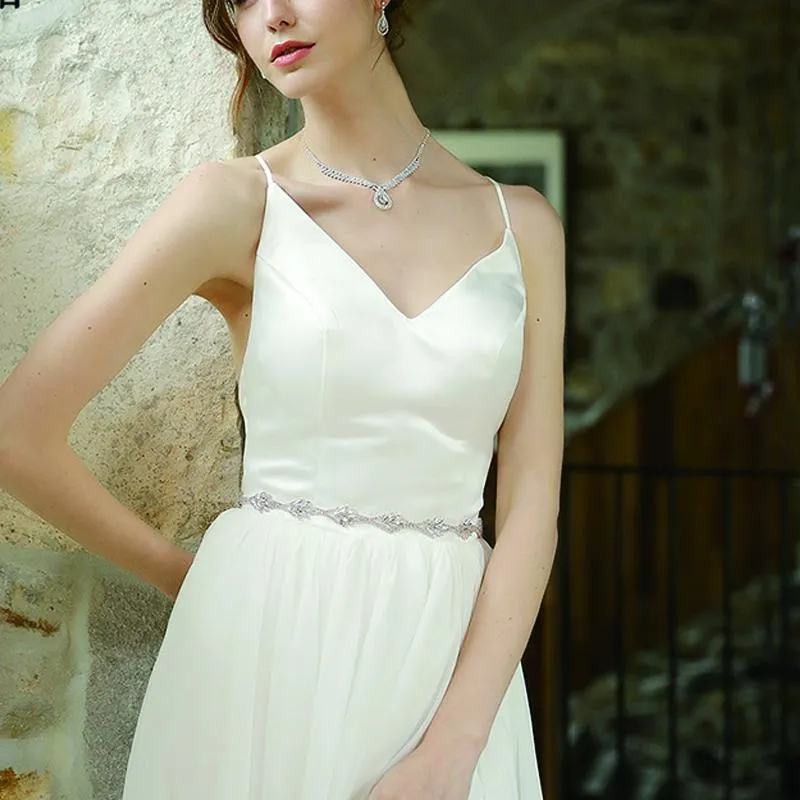 Elegant Jewelry Chain Alloy Rhinestone Evening Dress Waist Chain
