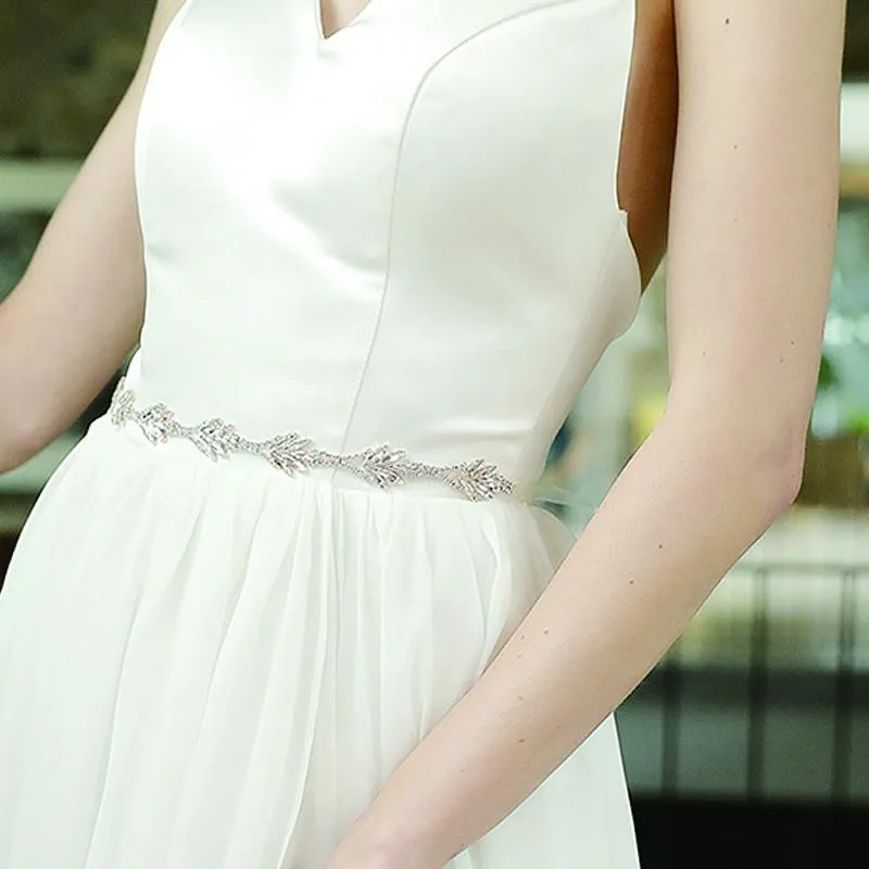 Elegant Jewelry Chain Alloy Rhinestone Evening Dress Waist Chain