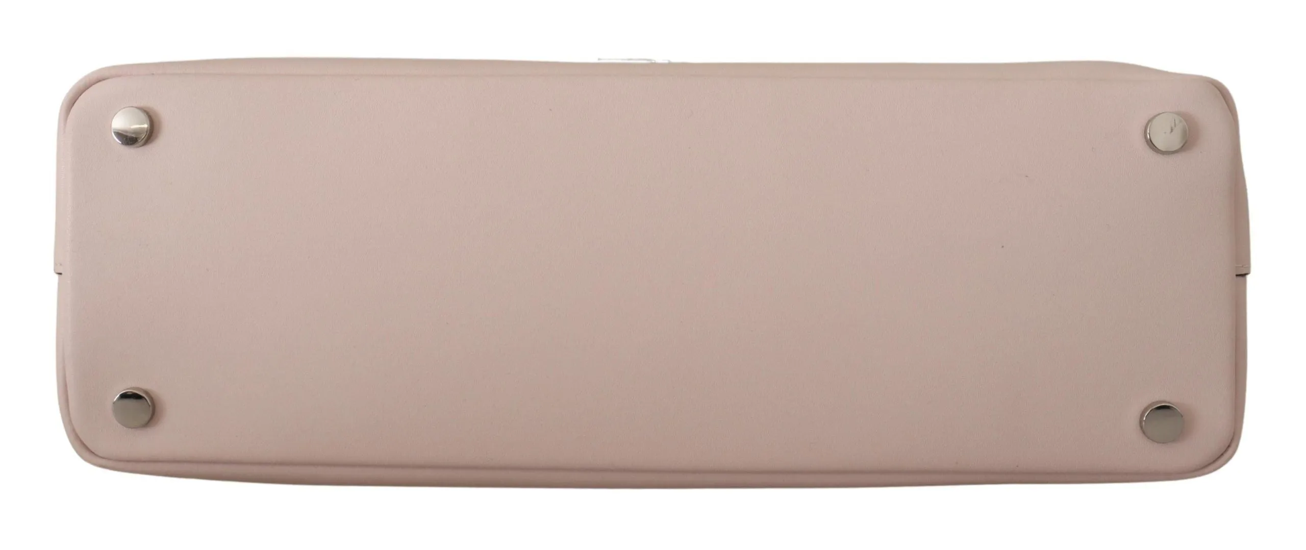 Elegant Mauve Chalk Leather Shoulder Bag