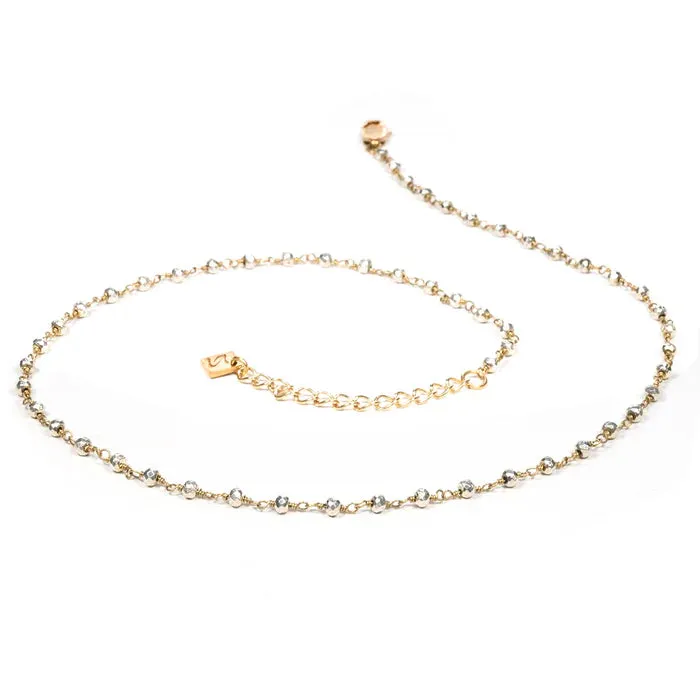 Emily Pyrite 16" Princess Necklace
