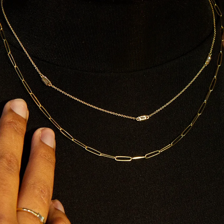 ESSENTIAL PAPERCLIP CHAIN | 14K GOLD