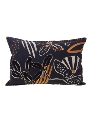 Ethnic pattern tufted cotton cushion