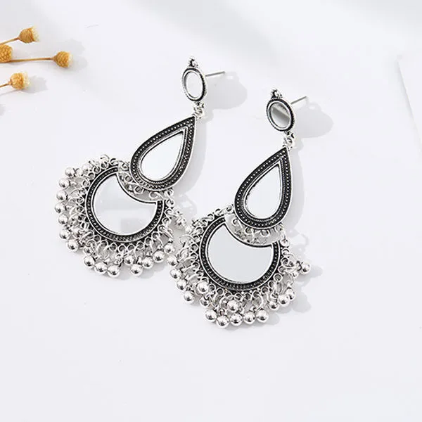 Ethnic Statement Drop Earrings