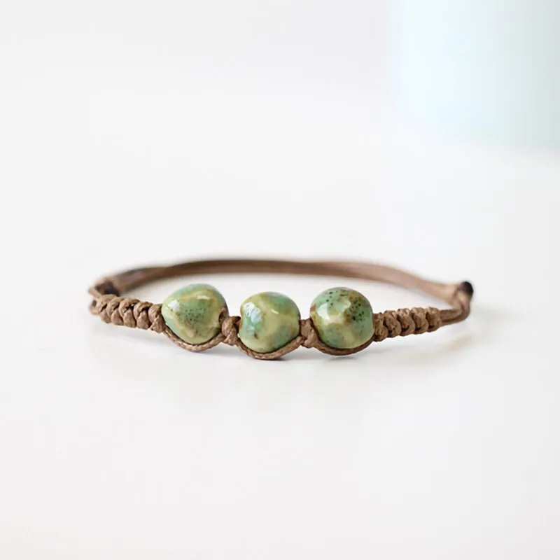 Ethnic Style Handmade Ceramic Bracelet