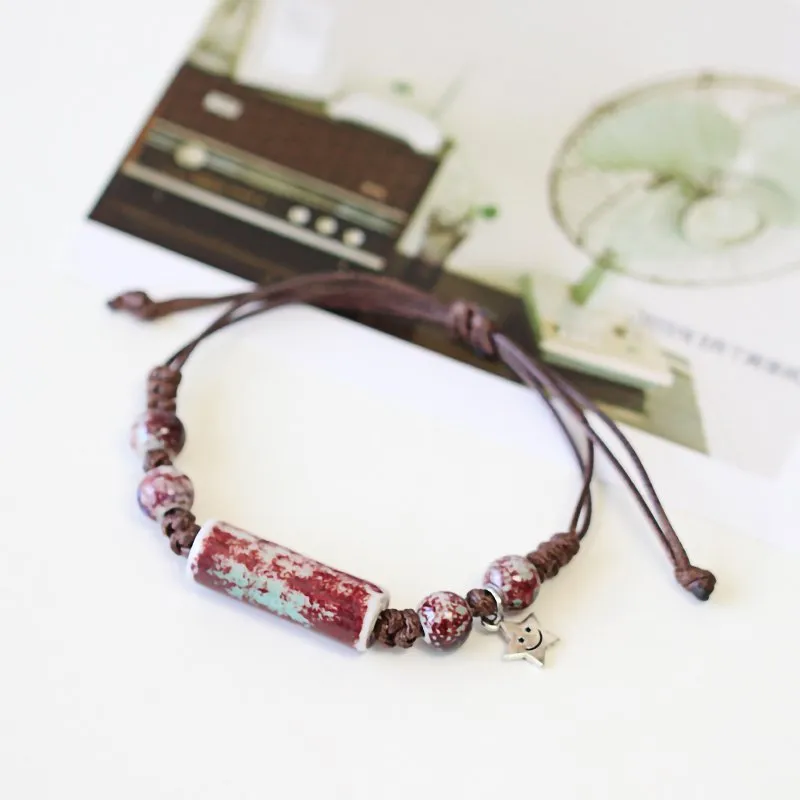 Ethnic Style Handmade Ceramic Bracelet