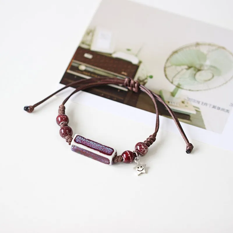Ethnic Style Handmade Ceramic Bracelet