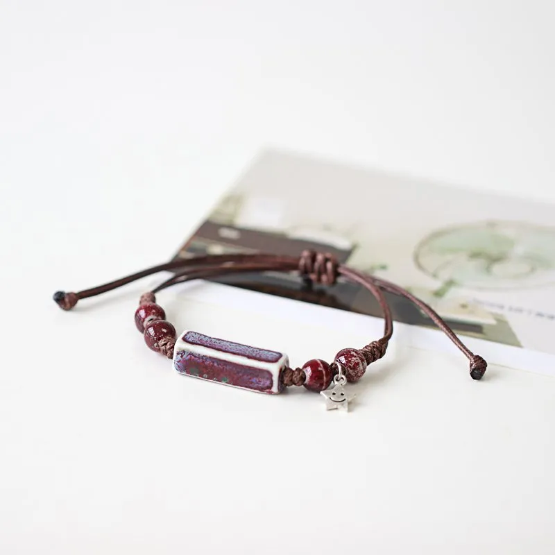 Ethnic Style Handmade Ceramic Bracelet