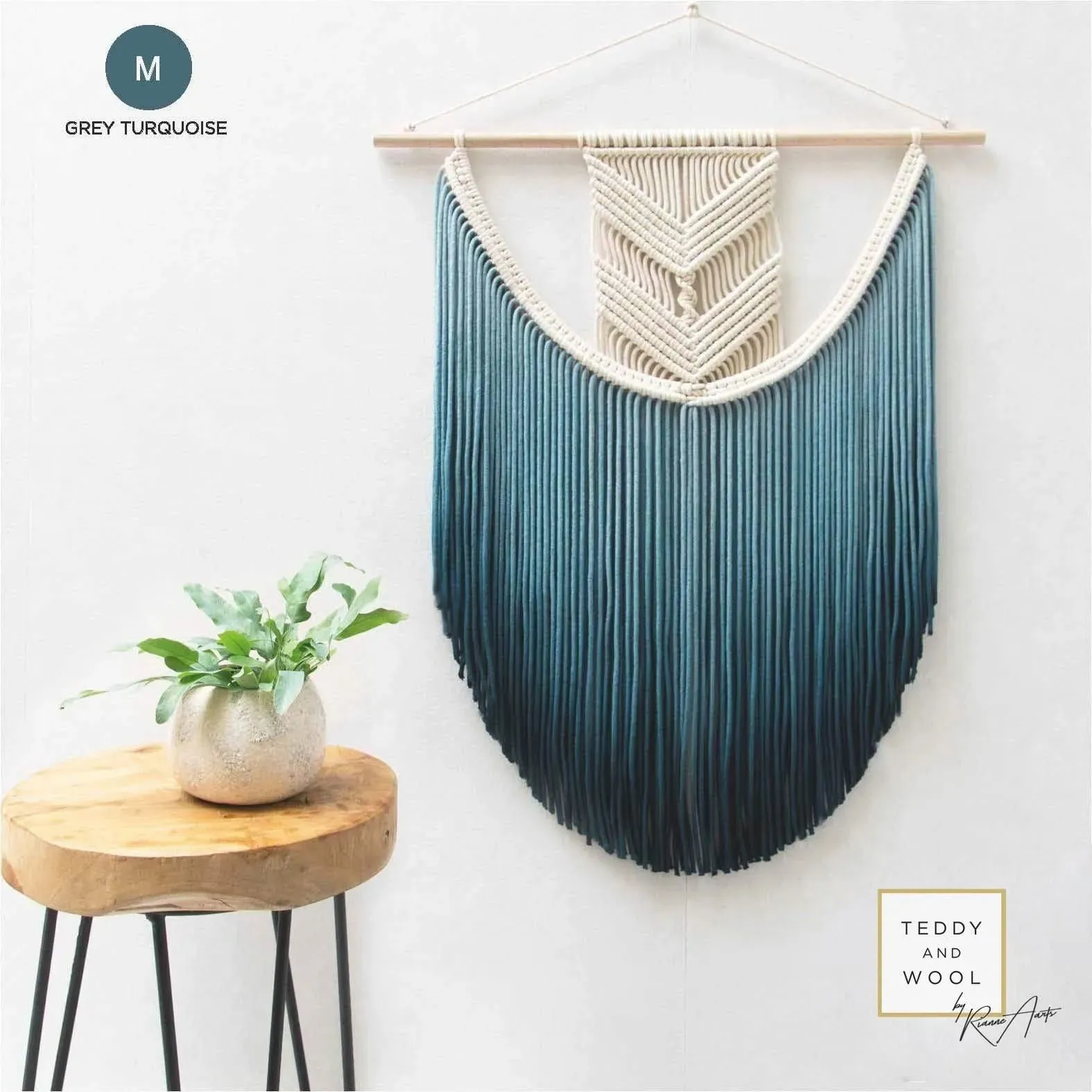 Eva Dyed Wall Hanging Macrame