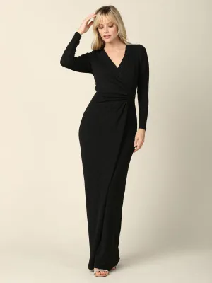 Eva Size L 3401 Black Mother of Bride Dress