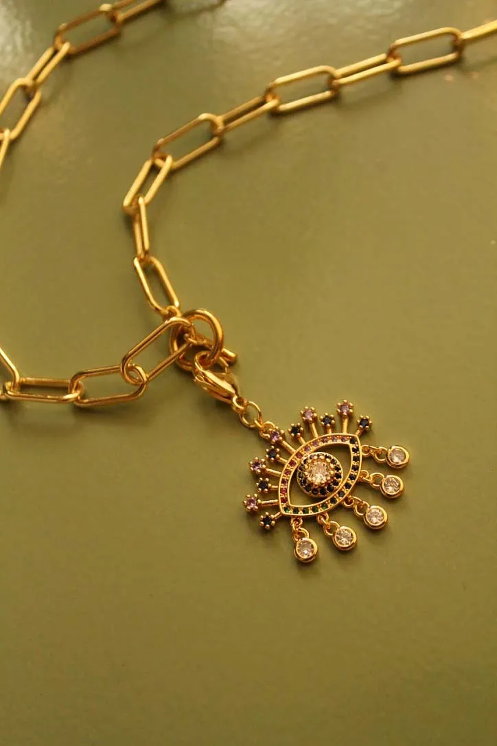 Evil Eye Charm Necklace