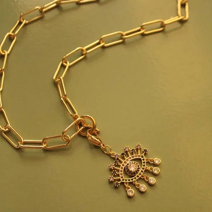 Evil Eye Charm Necklace