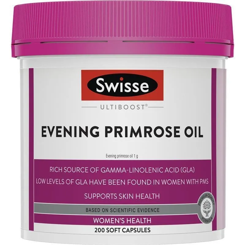 [Expiry: 08/2025] Swisse Ultiboost Evening Primrose Oil 200 Capsules