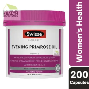 [Expiry: 08/2025] Swisse Ultiboost Evening Primrose Oil 200 Capsules