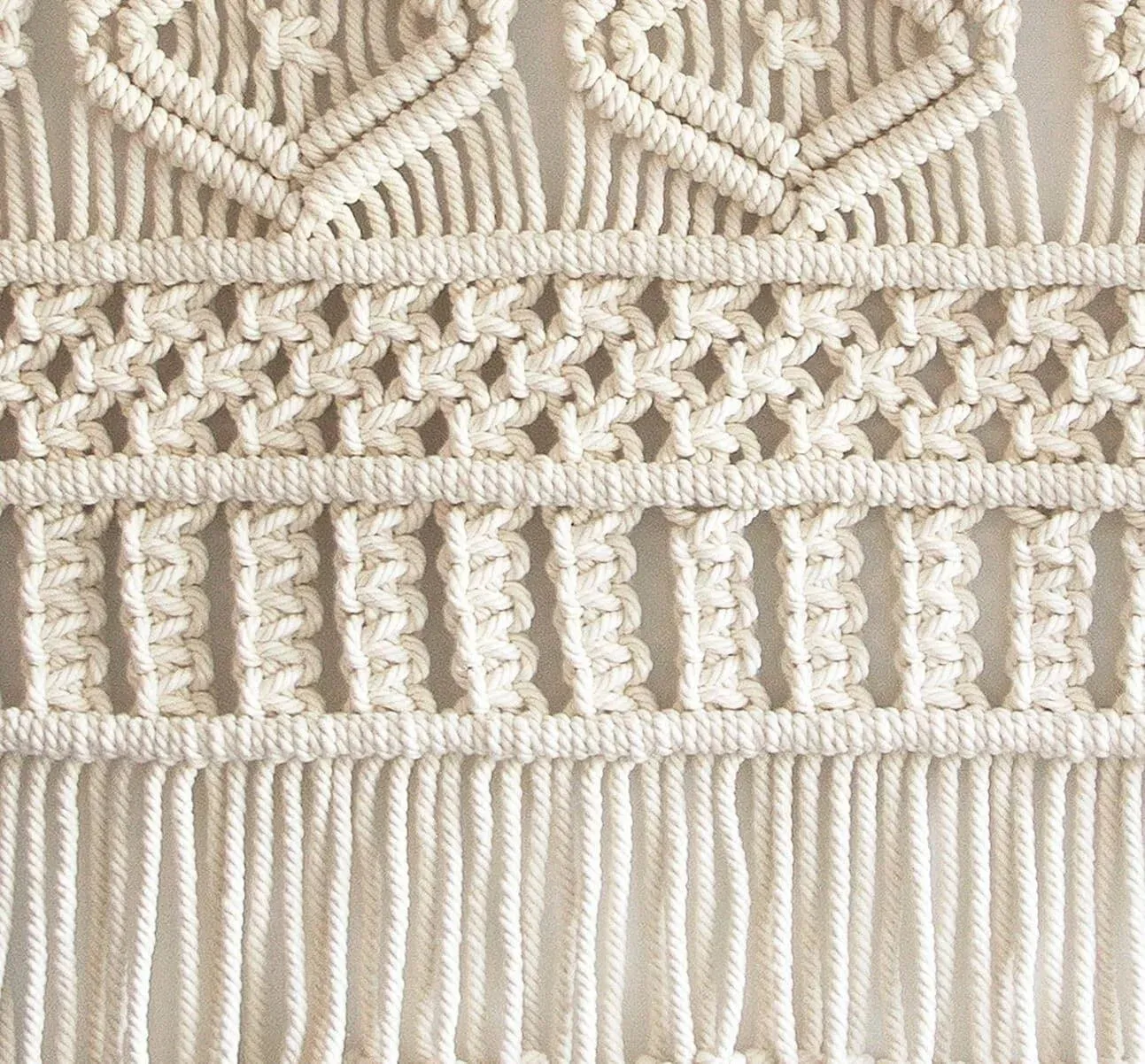Extra Large Macrame Wall Hanging - Fiber Art - "AVA2"