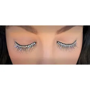 Eyelashes-Black and Tinsel Lashes with Crystals