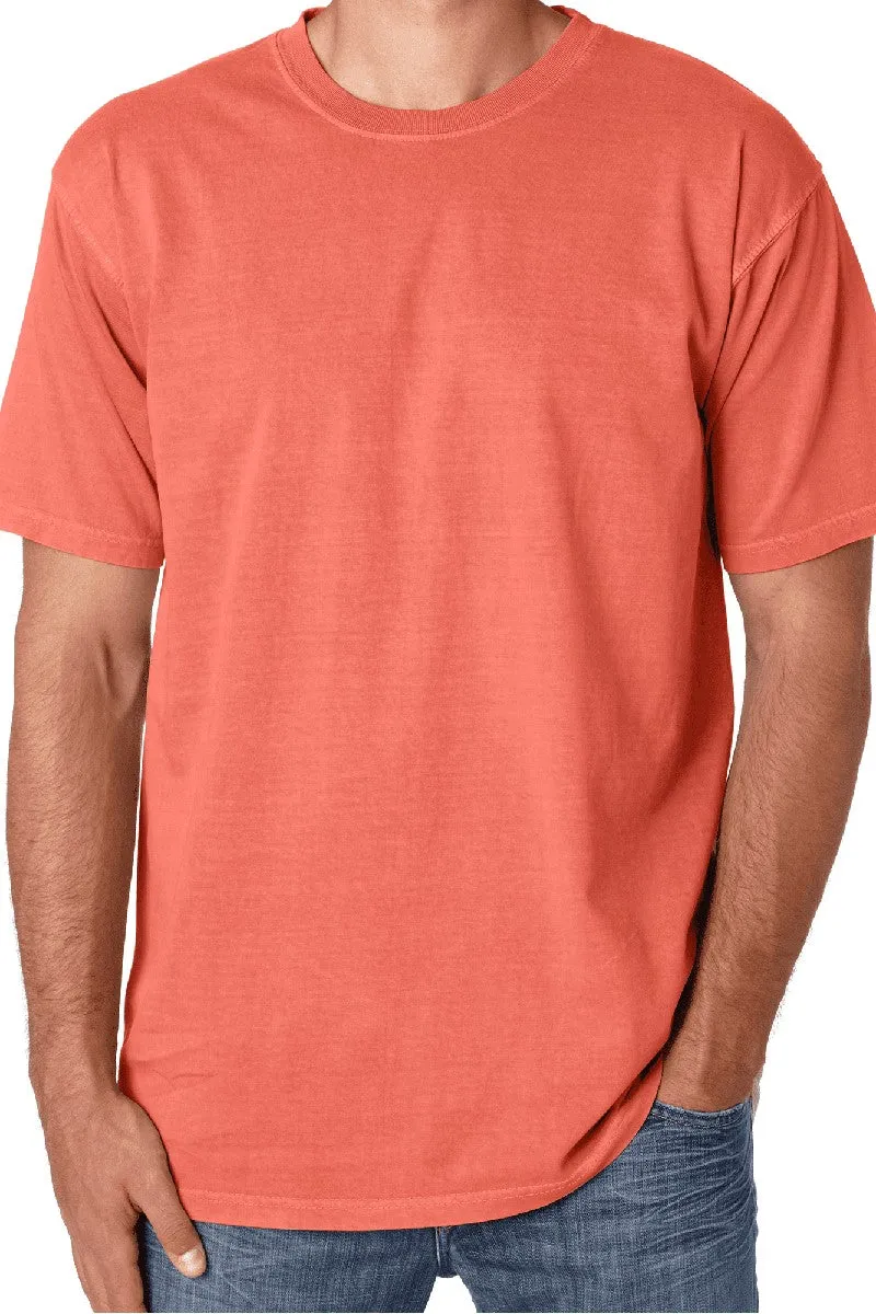 Faux Patchwork Chicken Comfort Colors Adult Ring-Spun Cotton Tee