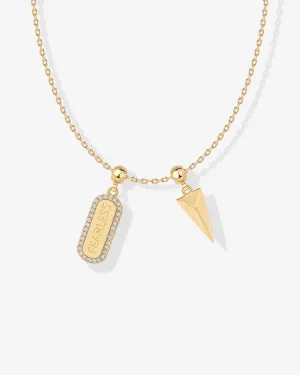Fearless Mood Charm Necklace