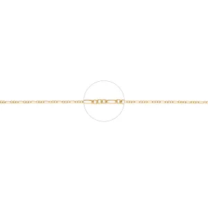 Figaro Chain 2.5mm - Gold