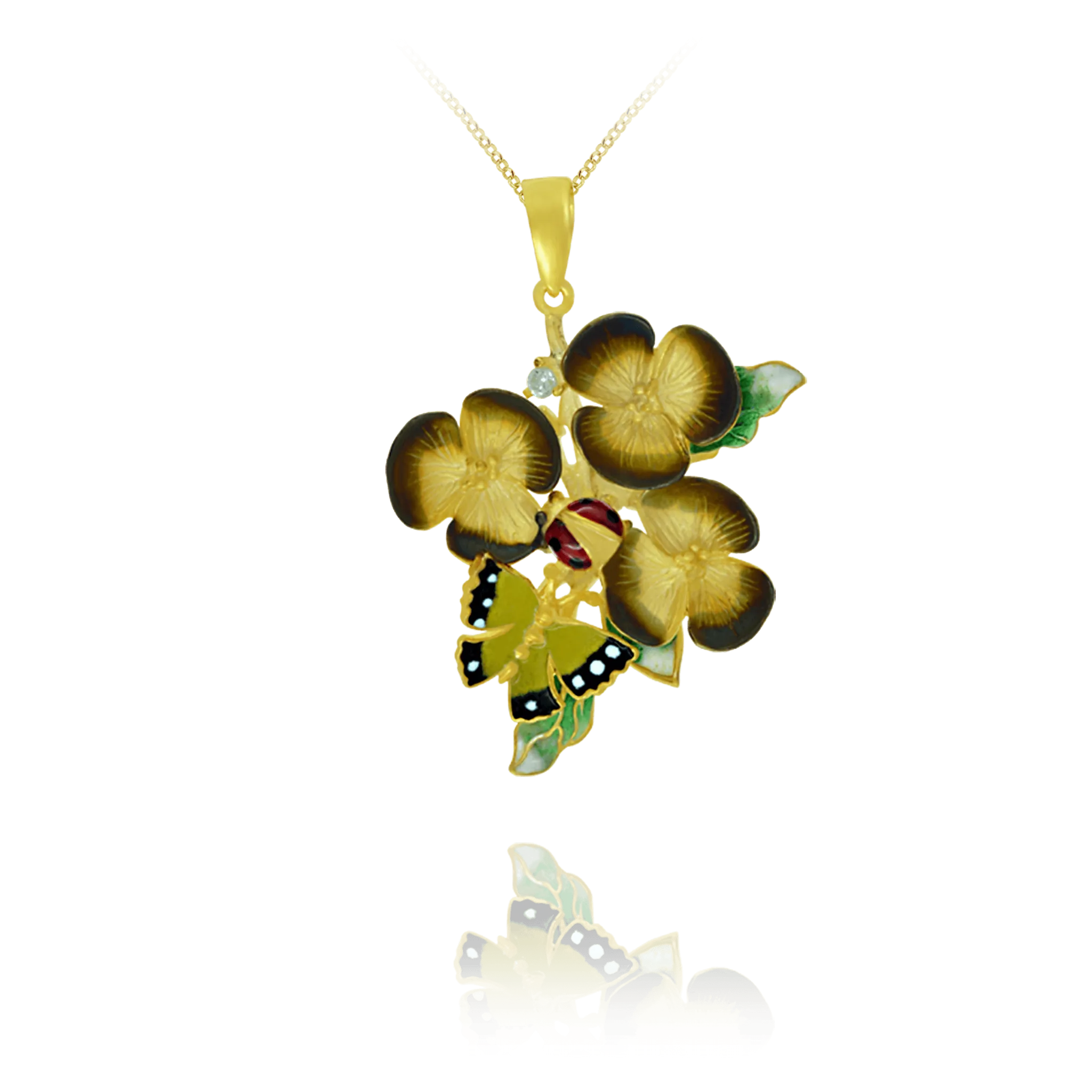 Filigree Butterfly Pendant