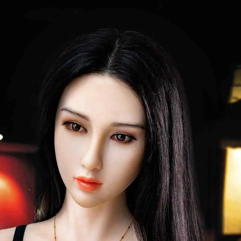 Fire Doll - Bea - Silicone Sex Doll Head - Natural